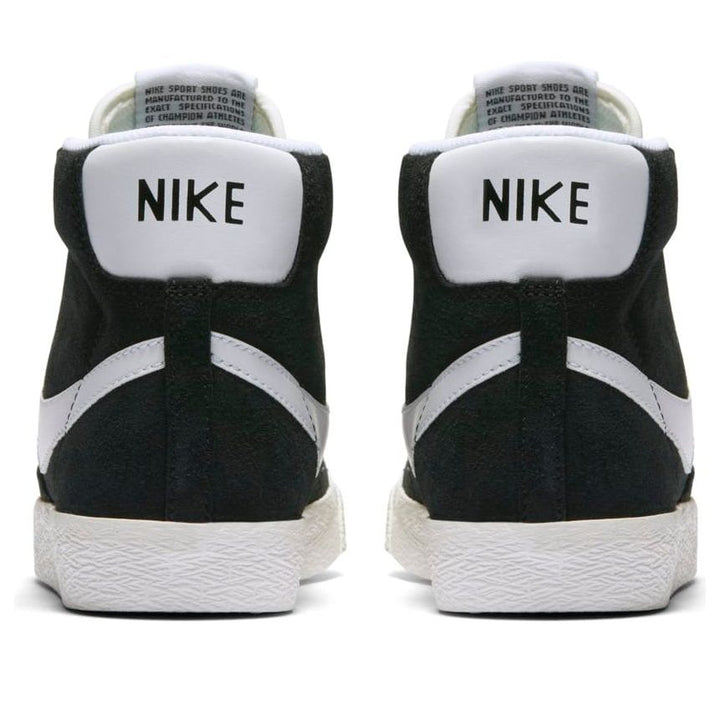 NIKE BLAZER MID SUEDE BLACK WHITE GS