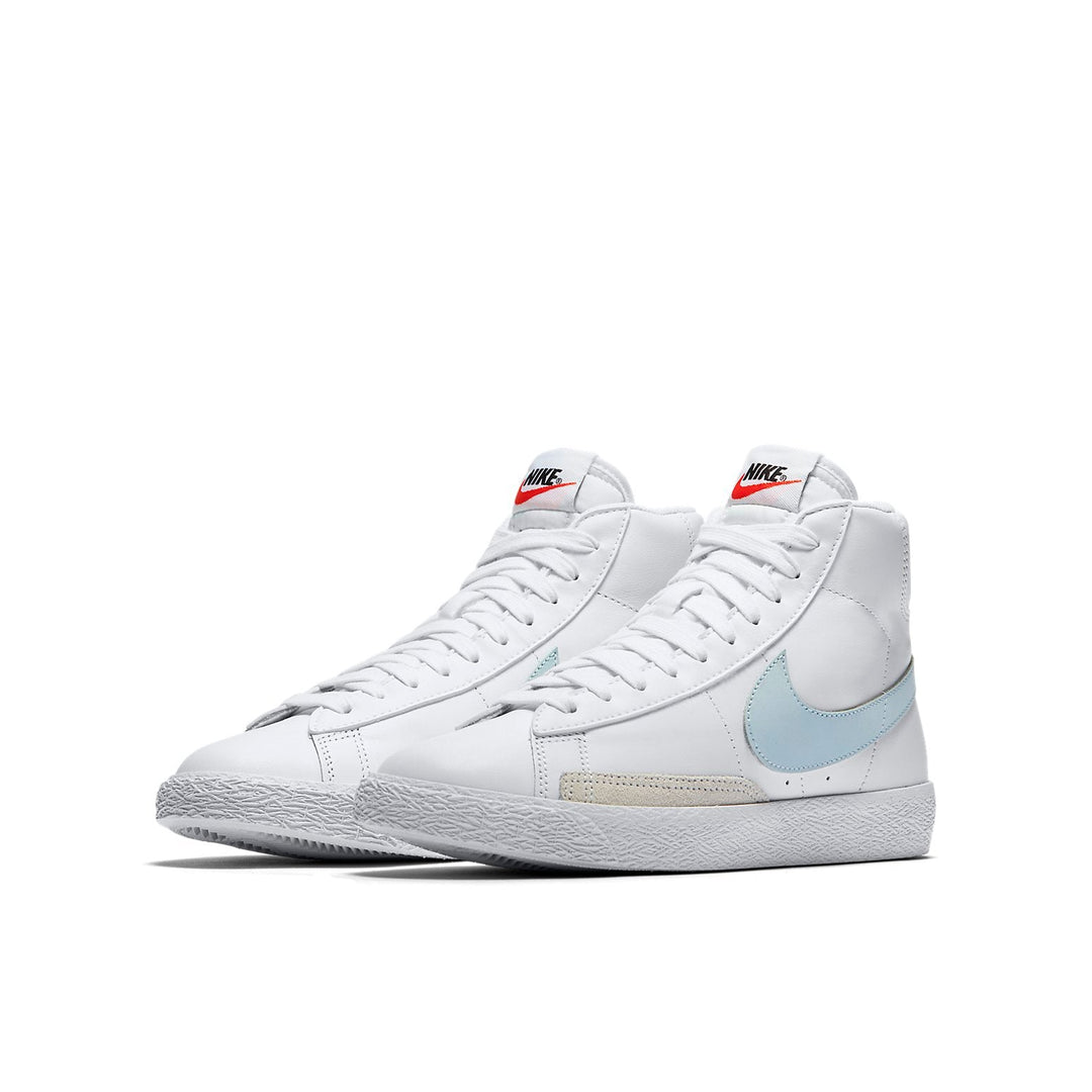 NIKE BLAZER MID WHITE CELESTINE BLUE GS