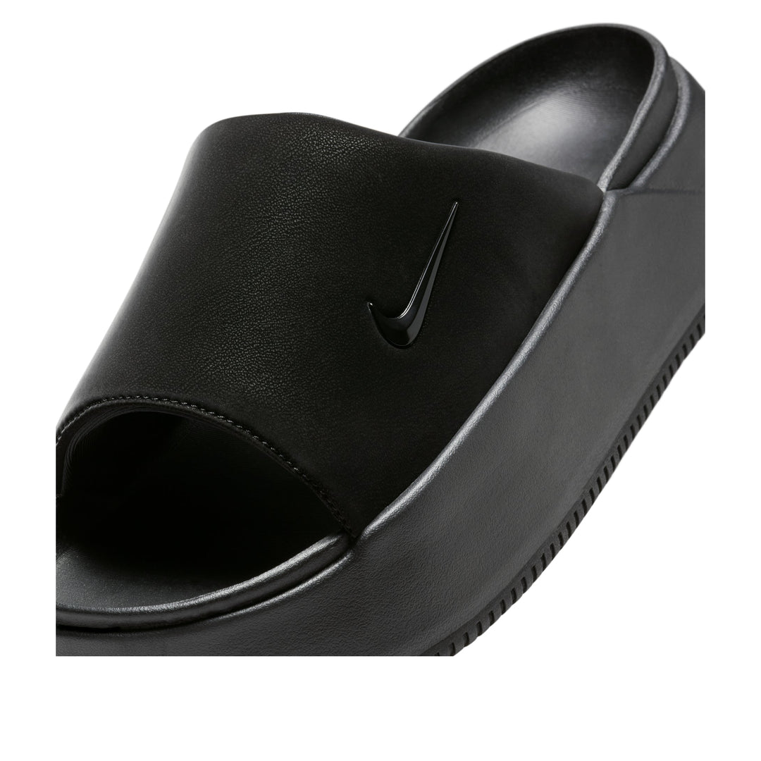 NIKE CALM ELEVATION SLIDE TRIPLE BLACK WOMENS