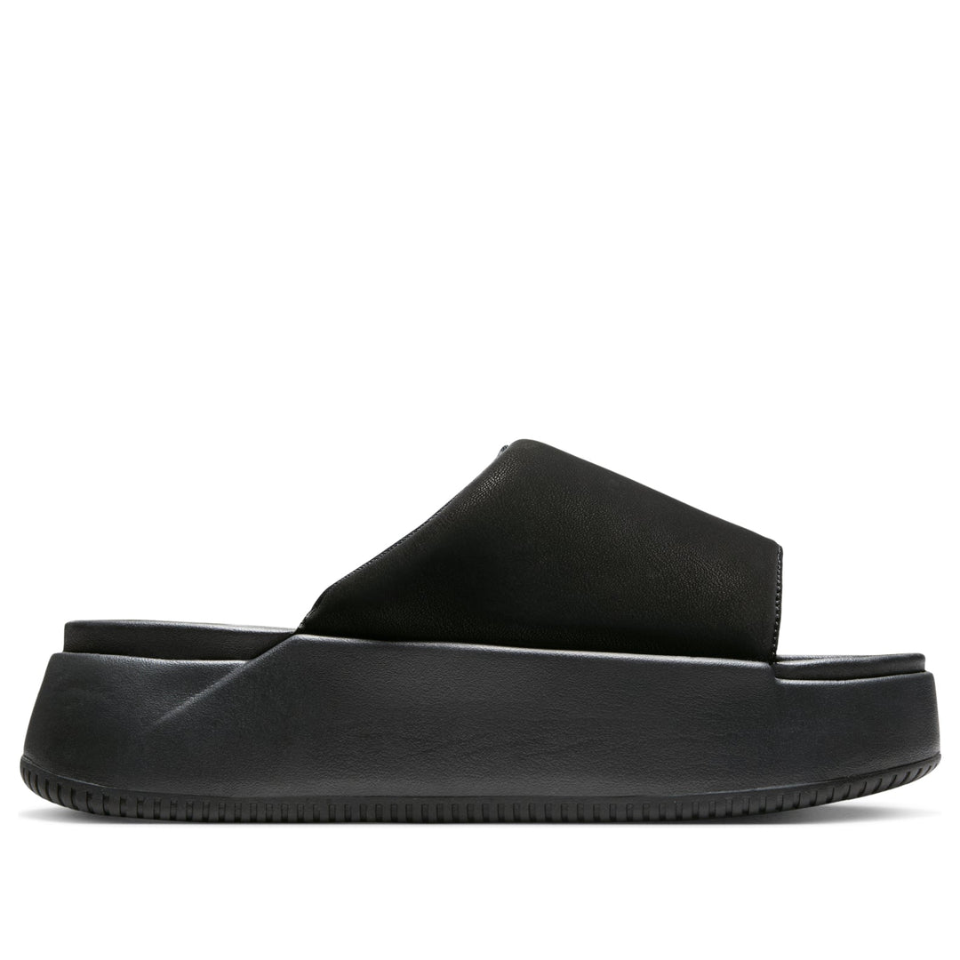 NIKE CALM ELEVATION SLIDE TRIPLE BLACK WOMENS
