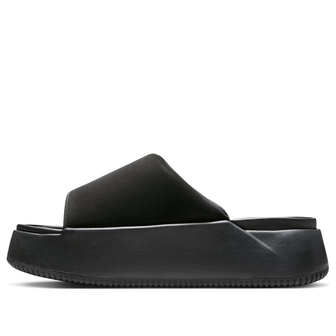 NIKE CALM ELEVATION SLIDE TRIPLE BLACK WOMENS