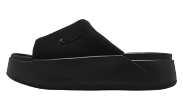 NIKE CALM ELEVATION SLIDE TRIPLE BLACK WOMENS — Stock