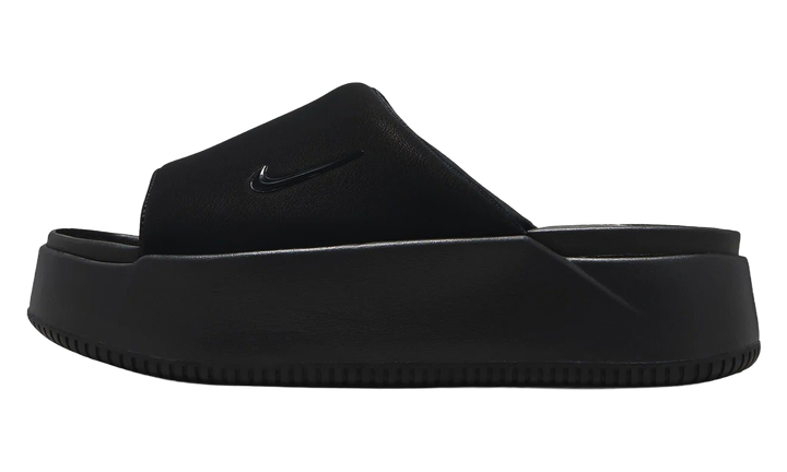 NIKE CALM ELEVATION SLIDE TRIPLE BLACK WOMENS