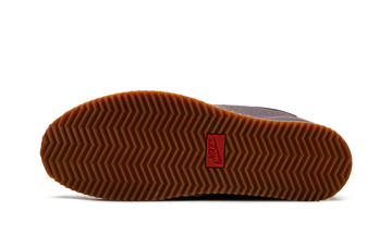 NIKE CORTEZ BURGUNDY CRUSH PERFORATED SWOOSH WOMENS — Stock