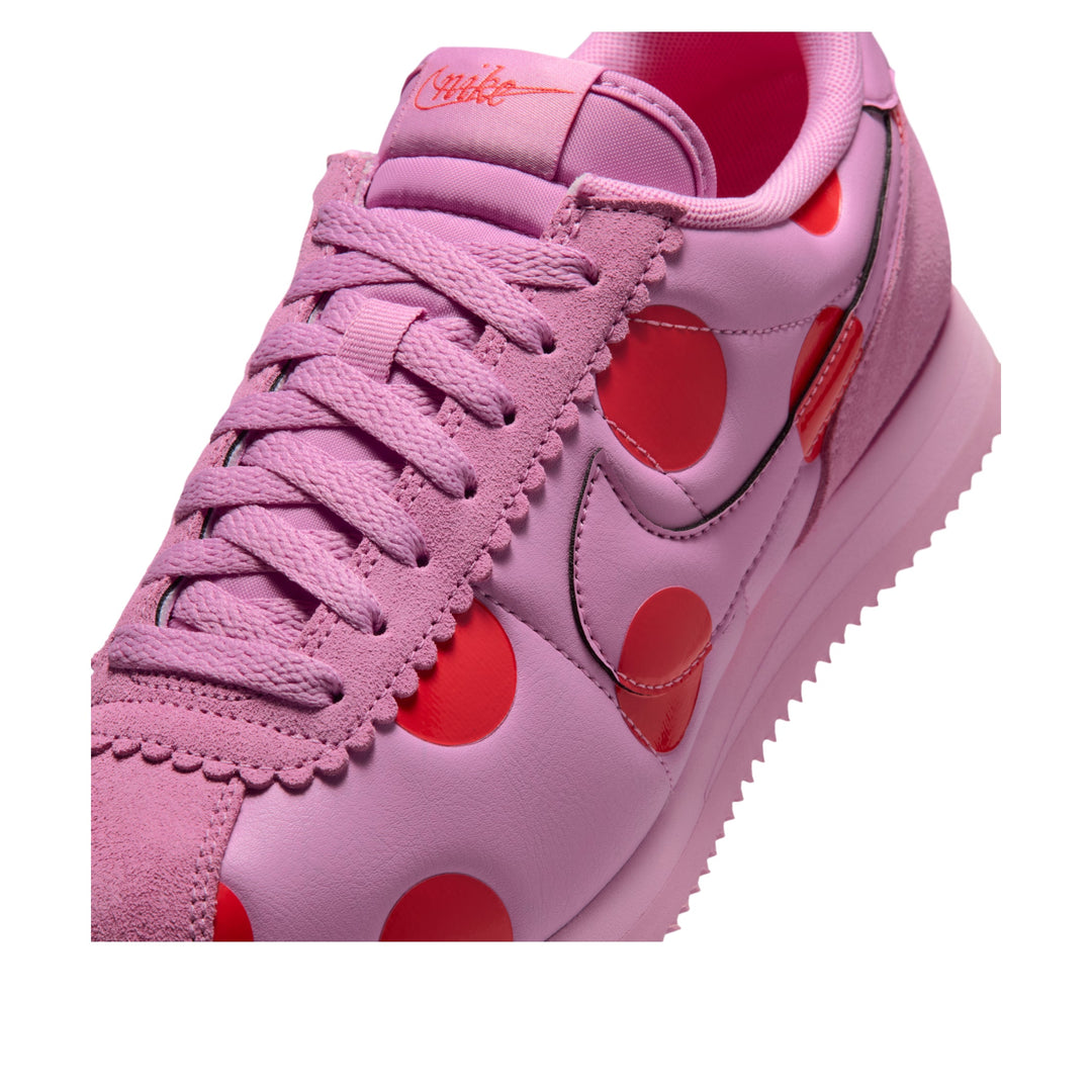 NIKE CORTEZ POLKA DOTS LIGHT MAGENTA BRIGHT CRIMSON WOMENS