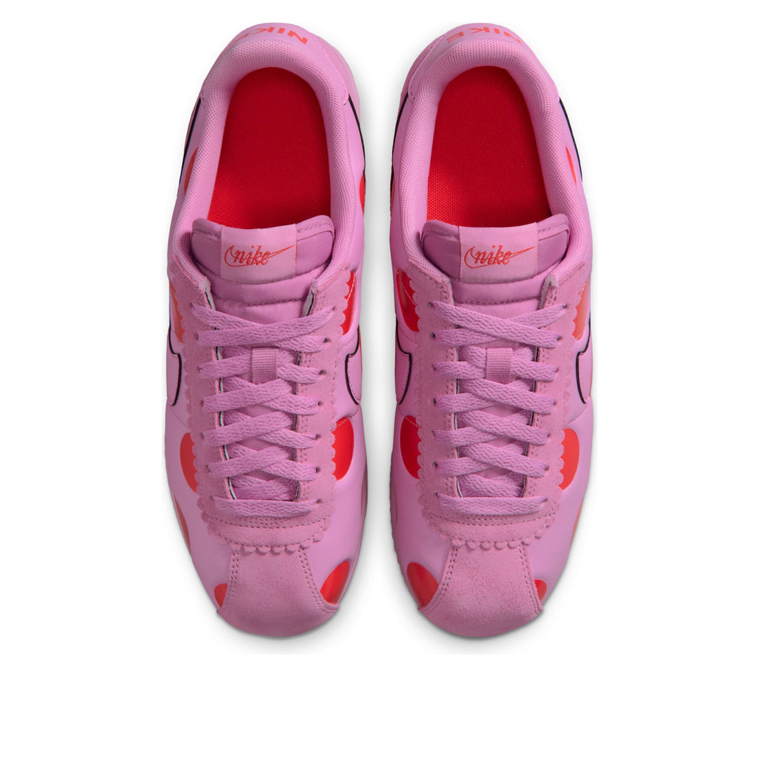 NIKE CORTEZ POLKA DOTS LIGHT MAGENTA BRIGHT CRIMSON WOMENS