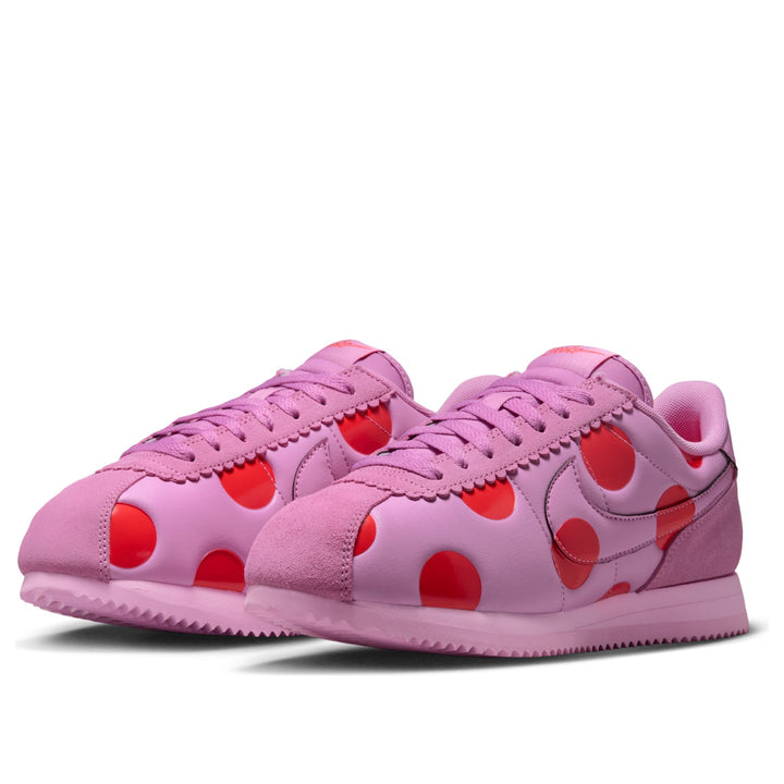 NIKE CORTEZ POLKA DOTS LIGHT MAGENTA BRIGHT CRIMSON WOMENS