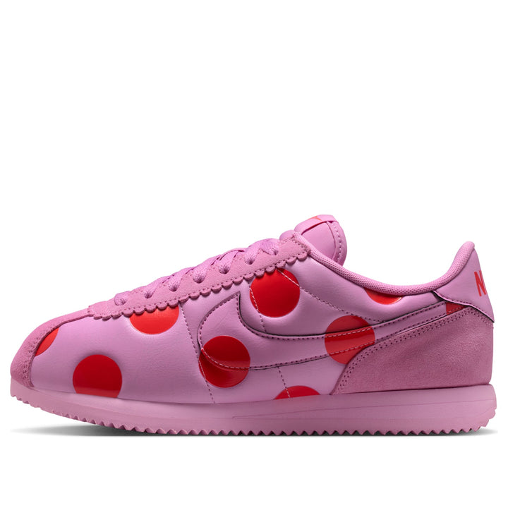NIKE CORTEZ POLKA DOTS LIGHT MAGENTA BRIGHT CRIMSON WOMENS
