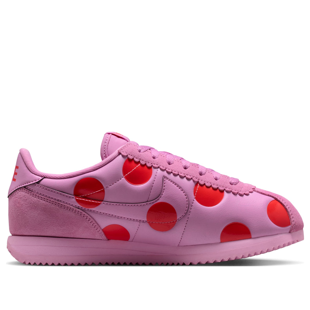 NIKE CORTEZ POLKA DOTS LIGHT MAGENTA BRIGHT CRIMSON WOMENS