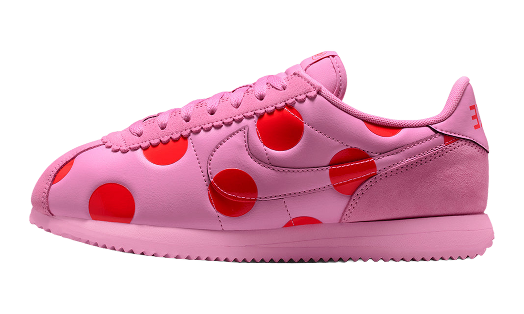 NIKE CORTEZ POLKA DOTS LIGHT MAGENTA BRIGHT CRIMSON WOMENS