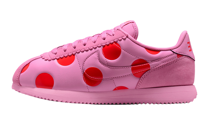 NIKE CORTEZ POLKA DOTS LIGHT MAGENTA BRIGHT CRIMSON WOMENS
