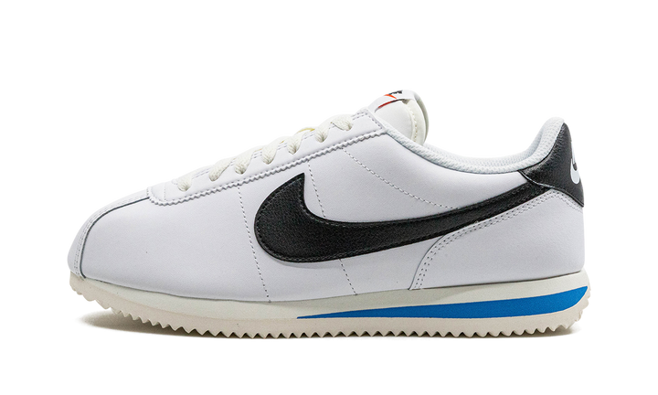 NIKE CORTEZ WHITE BLACK LIGHT PHOTO BLUE (WOMEN&