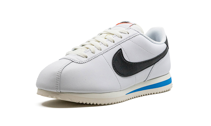 NIKE CORTEZ WHITE BLACK LIGHT PHOTO BLUE (WOMEN&