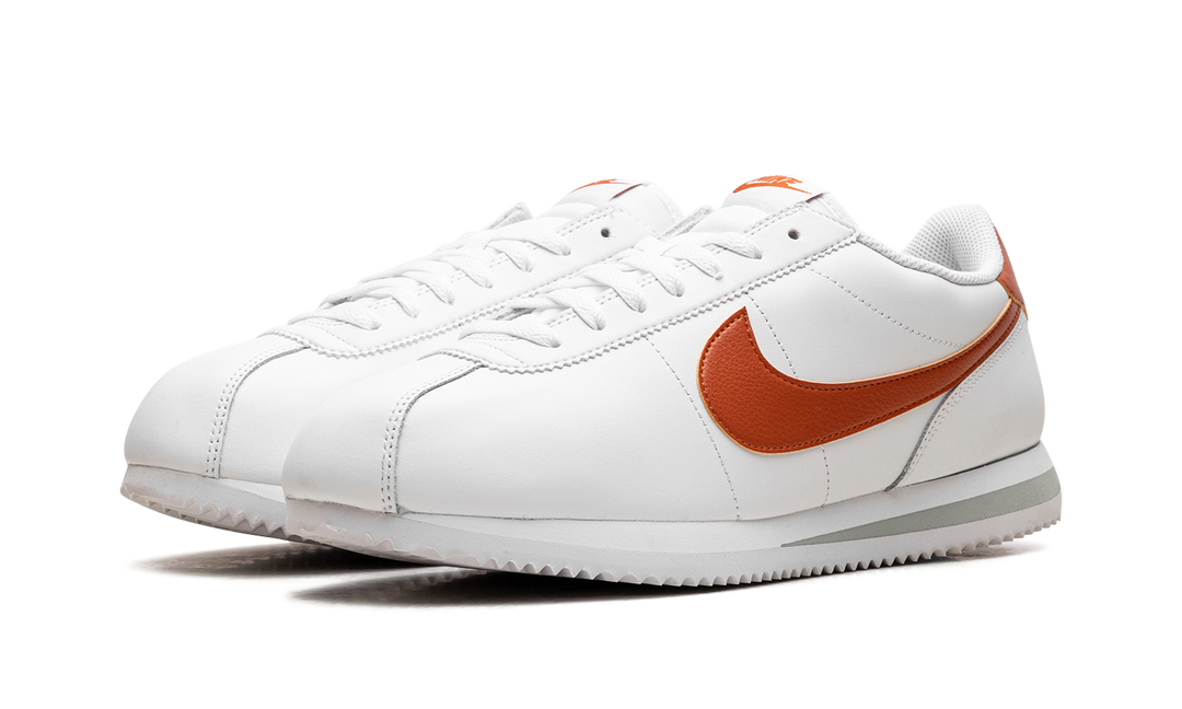 NIKE CORTEZ WHITE CAMPFIRE ORANGE