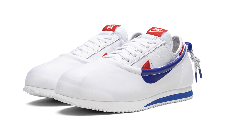 NIKE CORTEZ X CLOT WHITE GAME ROYAL RED