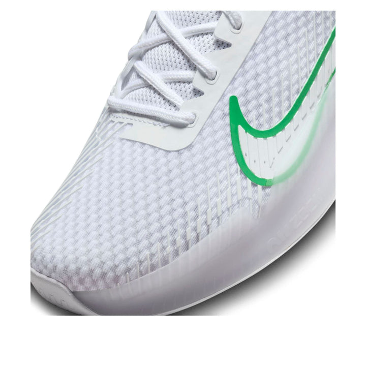 NIKE COURT AIR ZOOM VAPOR 11 HC WHITE KELLY GREEN