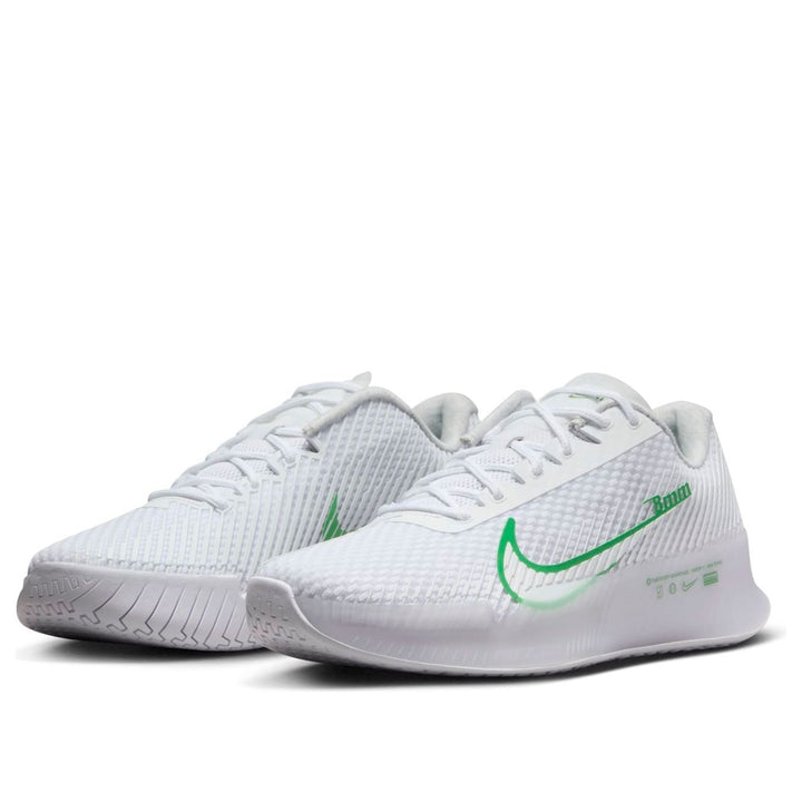 NIKE COURT AIR ZOOM VAPOR 11 HC WHITE KELLY GREEN
