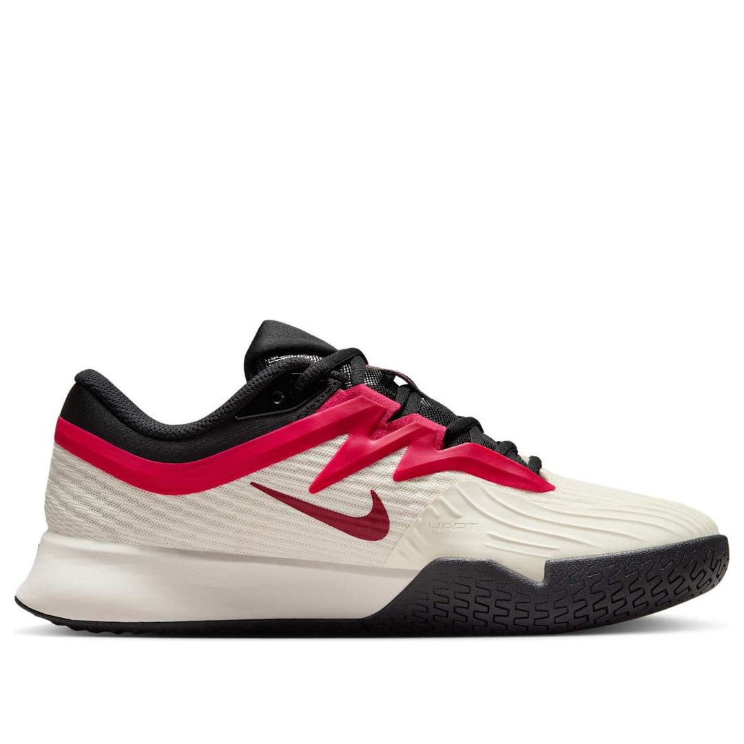 NIKE COURT AIR ZOOM VAPOR PRO 3 HC PALE IVORY SAIL TEAM RED RUSH PINK WOMENS