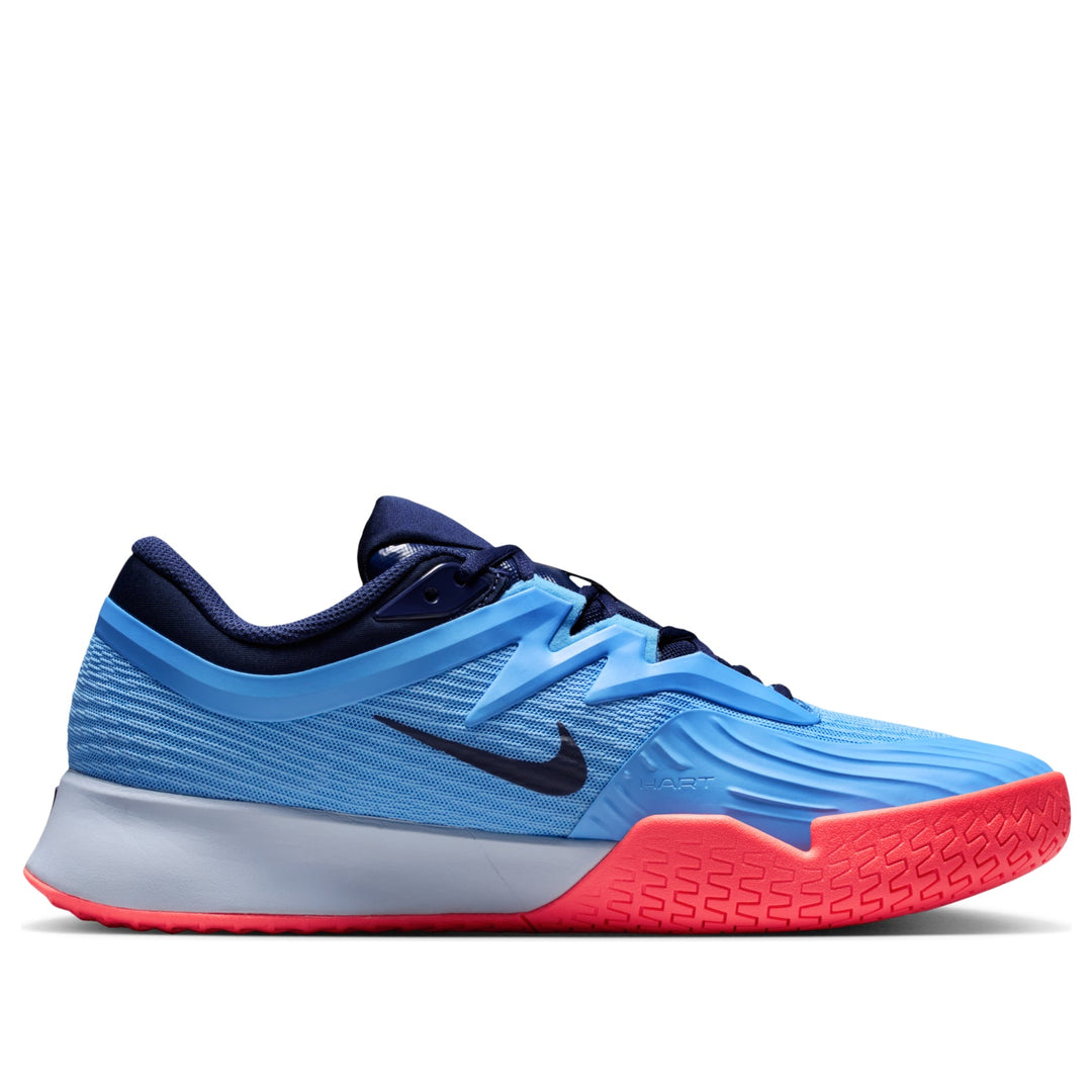 NIKE COURT AIR ZOOM VAPOR PRO 3 HC UNIVERSITY BLUE HOT LAVA NAVY
