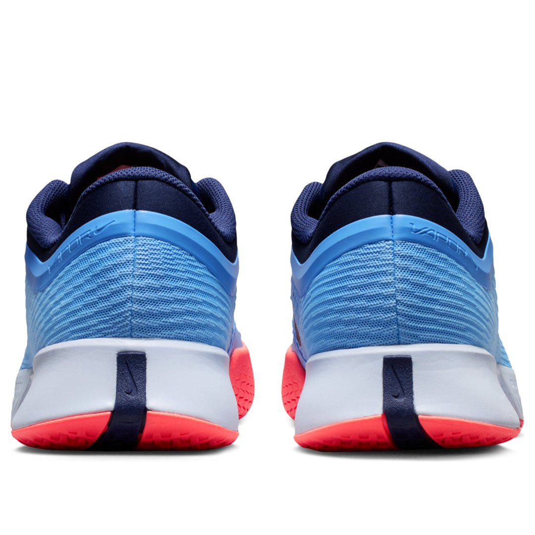 NIKE COURT AIR ZOOM VAPOR PRO 3 HC UNIVERSITY BLUE HOT LAVA NAVY