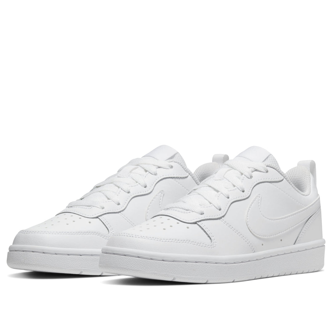 NIKE COURT BOROUGH 2 WHITE (GS)