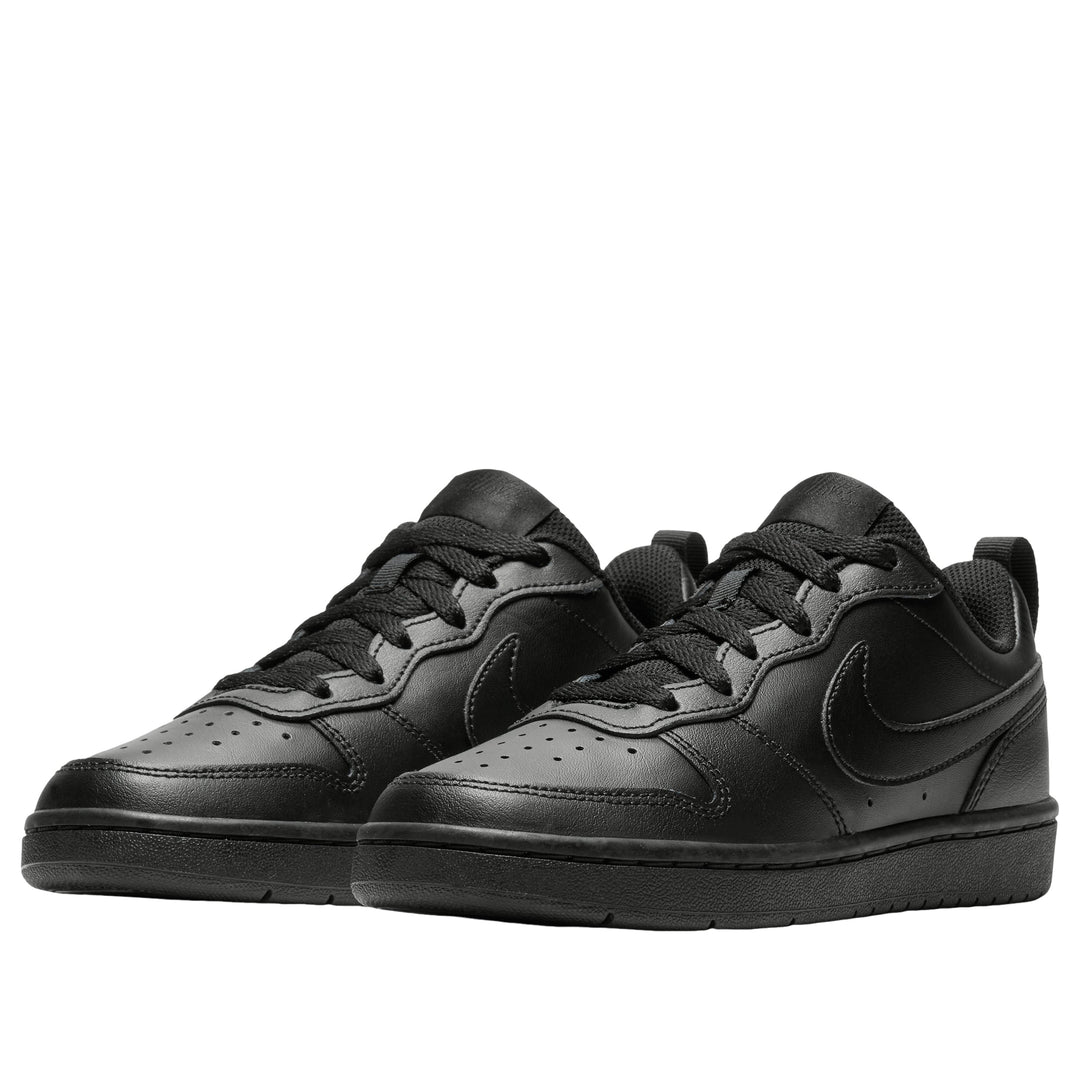 NIKE COURT BOROUGH LOW 2 BLACK (GS)