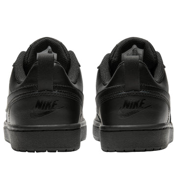 NIKE COURT BOROUGH LOW 2 BLACK (GS) — Stock