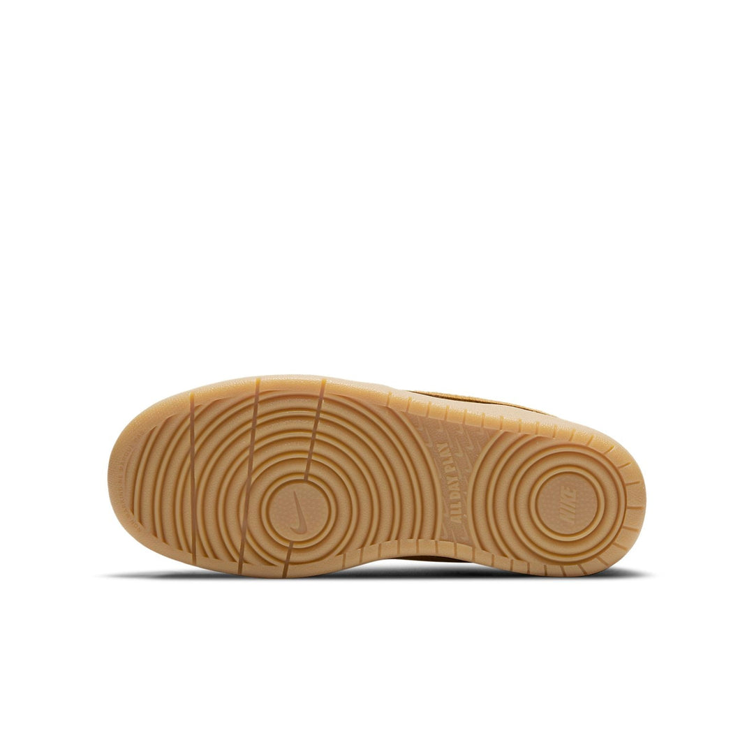 NIKE COURT BOROUGH LOW 2 WHEAT WHEAT GUM LIGHT BROWN GS
