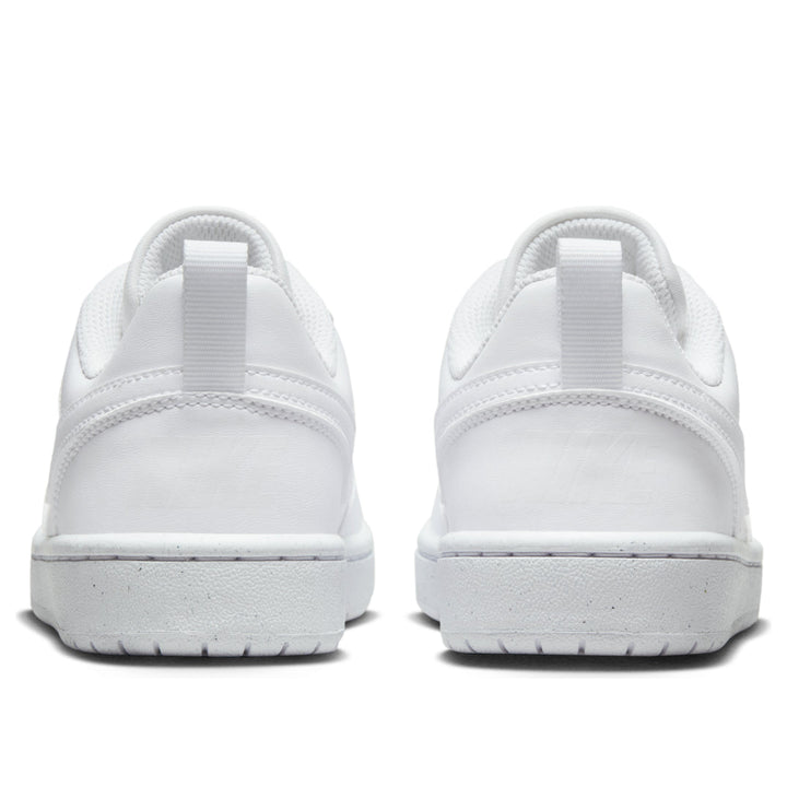 NIKE COURT BOROUGH LOW RECRAFT TRIPLE WHITE GS