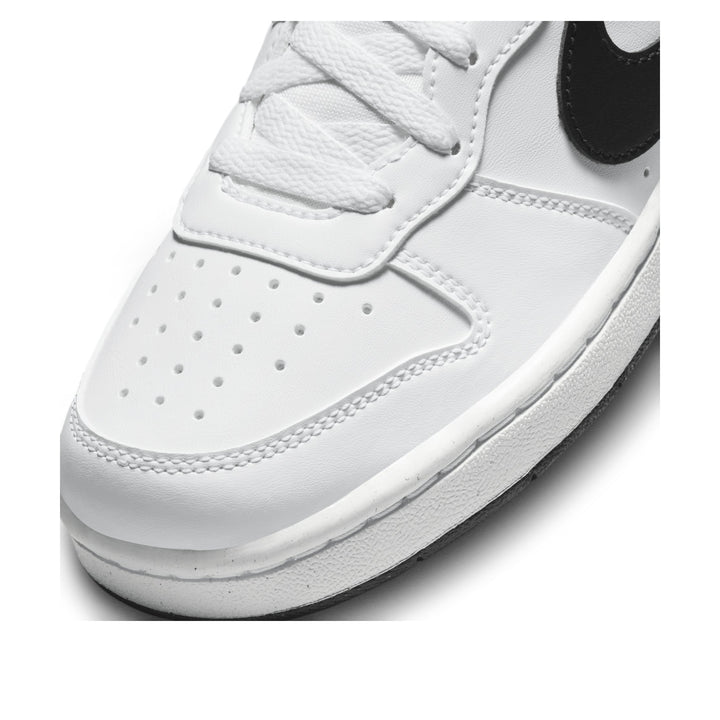 NIKE COURT BOROUGH LOW RECRAFT WHITE BLACK (GS)