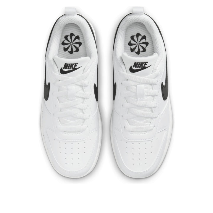 NIKE COURT BOROUGH LOW RECRAFT WHITE BLACK (GS)