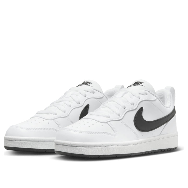 NIKE COURT BOROUGH LOW RECRAFT WHITE BLACK (GS)