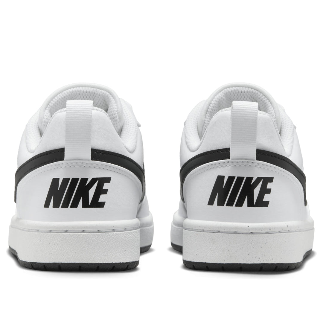 NIKE COURT BOROUGH LOW RECRAFT WHITE BLACK (GS)