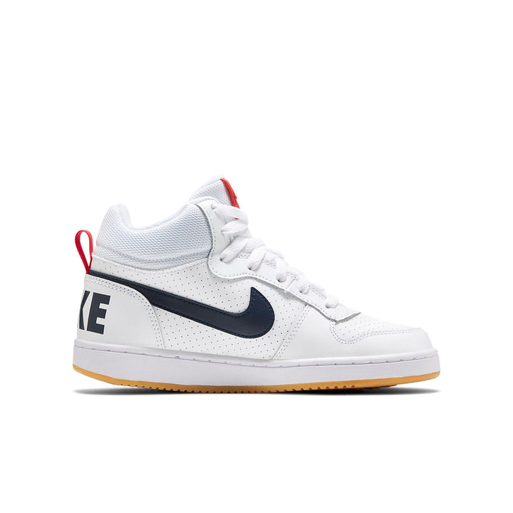 NIKE COURT BOROUGH MID WHITE OBSIDIAN GS