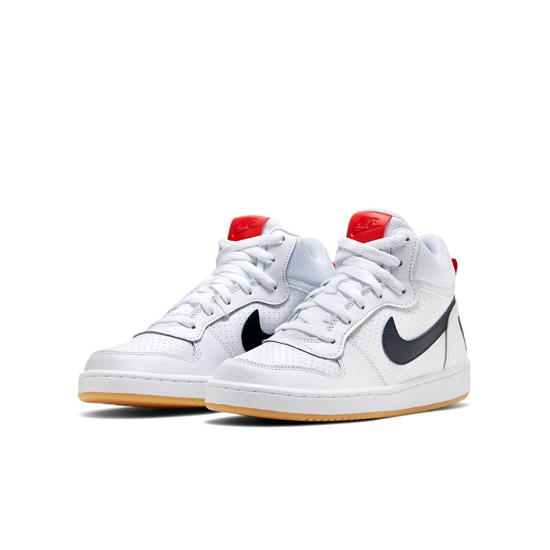 NIKE COURT BOROUGH MID WHITE OBSIDIAN GS