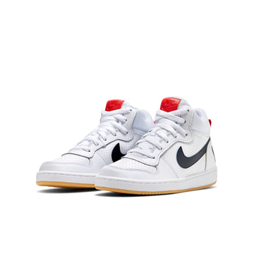 NIKE COURT BOROUGH MID WHITE OBSIDIAN GS — Stock