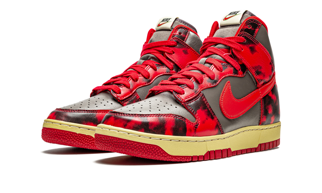 NIKE DUNK HIGH 1985 ACID WASH RED
