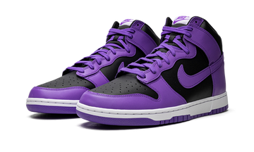 NIKE DUNK HIGH BLACK PURPLE WHITE — Stock