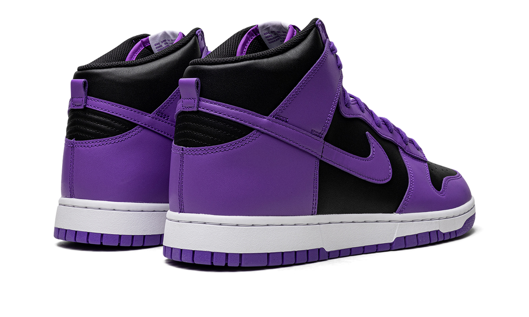 NIKE DUNK HIGH BLACK PURPLE WHITE