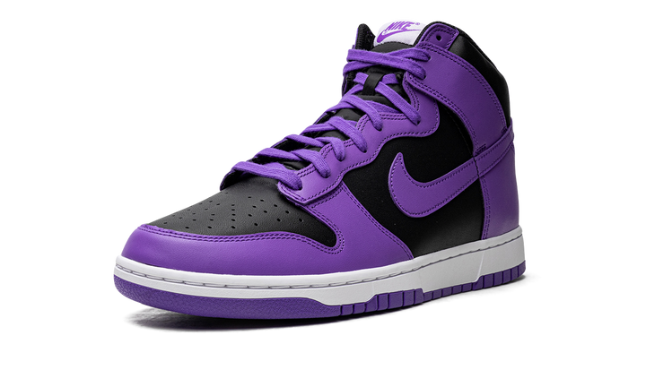 NIKE DUNK HIGH BLACK PURPLE WHITE
