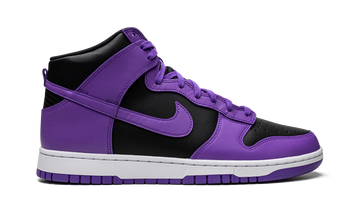 NIKE DUNK HIGH BLACK PURPLE WHITE — Stock