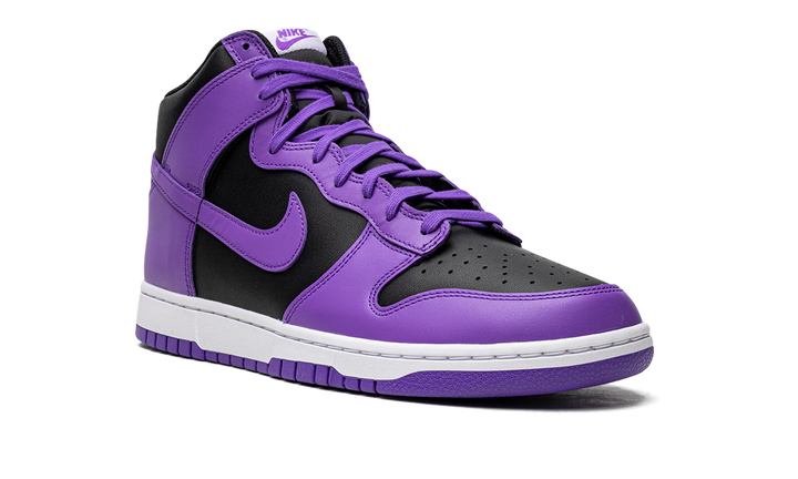 NIKE DUNK HIGH BLACK PURPLE WHITE