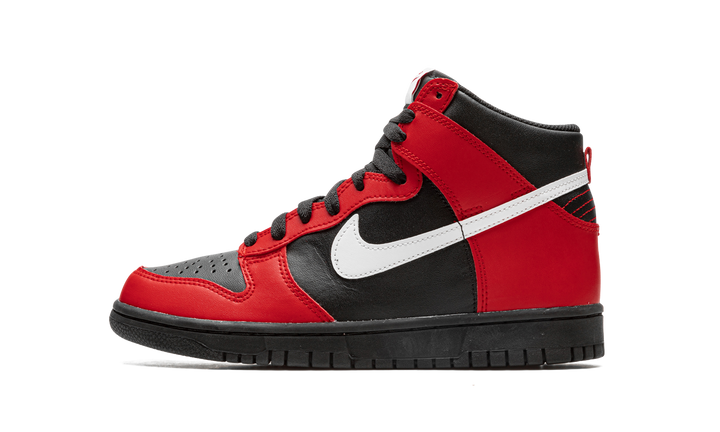 NIKE DUNK HIGH BLACK RED GS