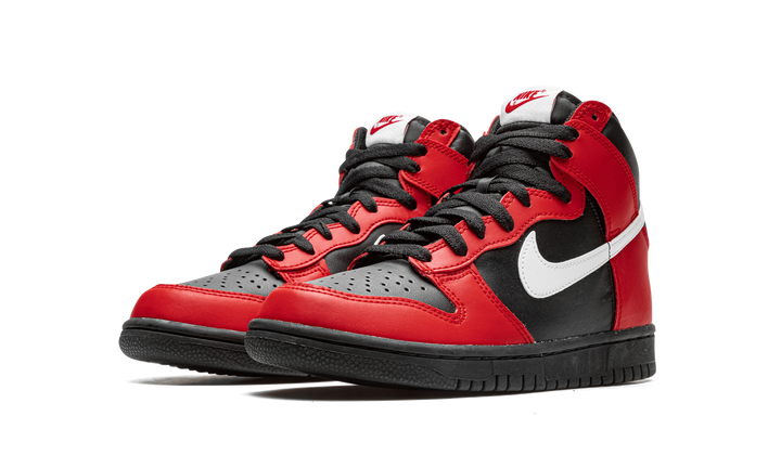 NIKE DUNK HIGH BLACK RED GS