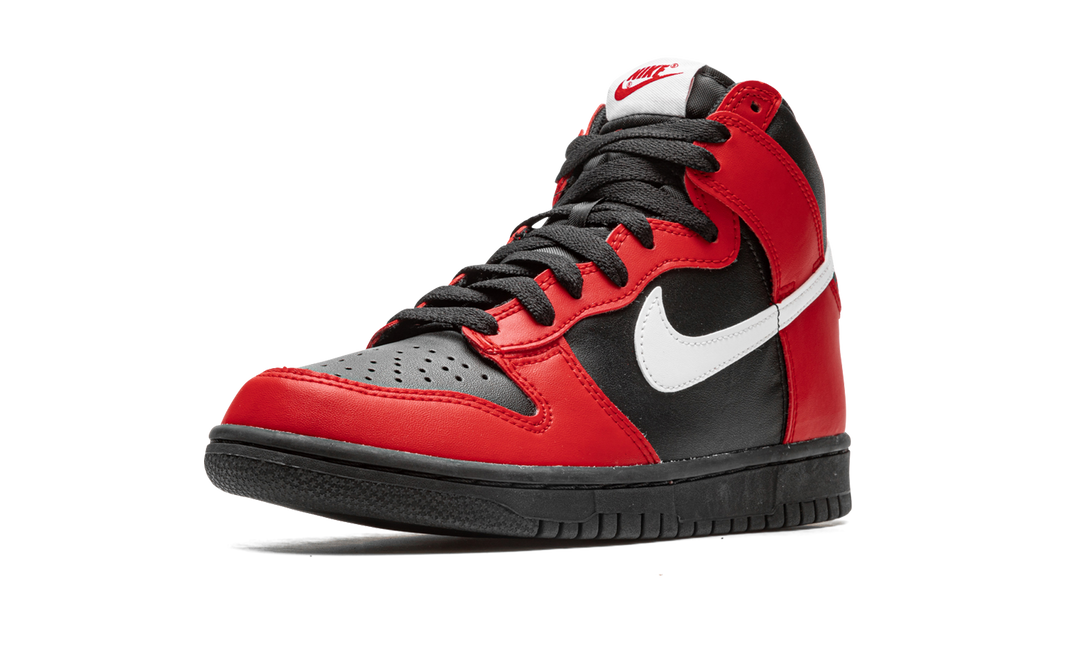 NIKE DUNK HIGH BLACK RED GS