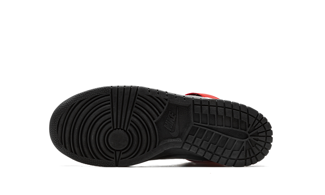NIKE DUNK HIGH BLACK RED GS