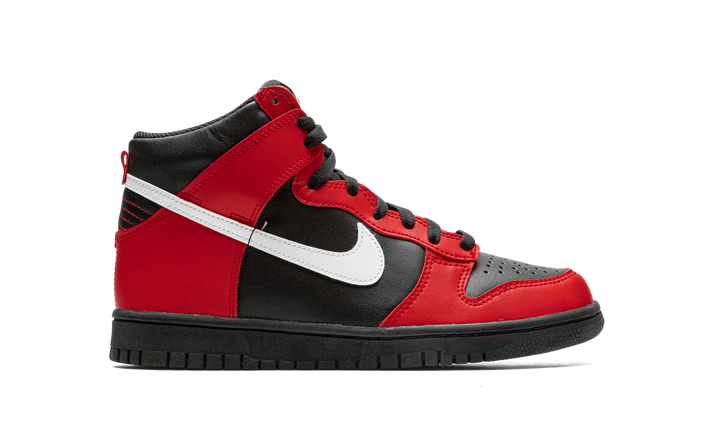 NIKE DUNK HIGH BLACK RED GS