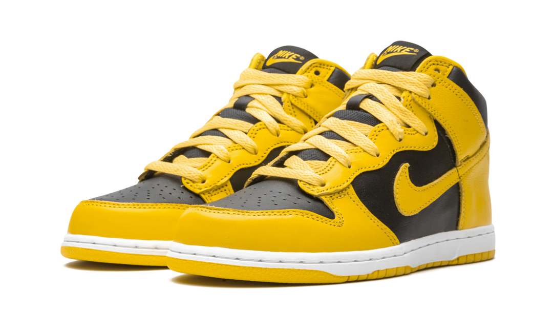 NIKE DUNK HIGH BLACK YELLOW PS