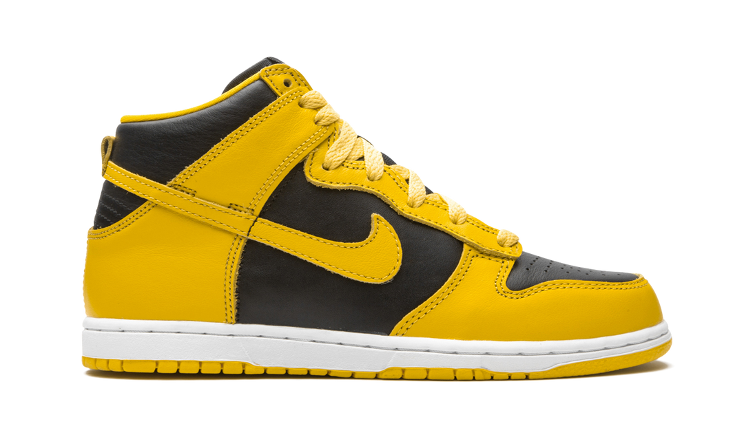 NIKE DUNK HIGH BLACK YELLOW PS
