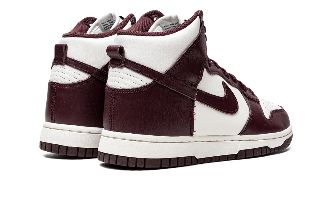 NIKE DUNK HIGH BURGUNDY CRUSH WOMENS